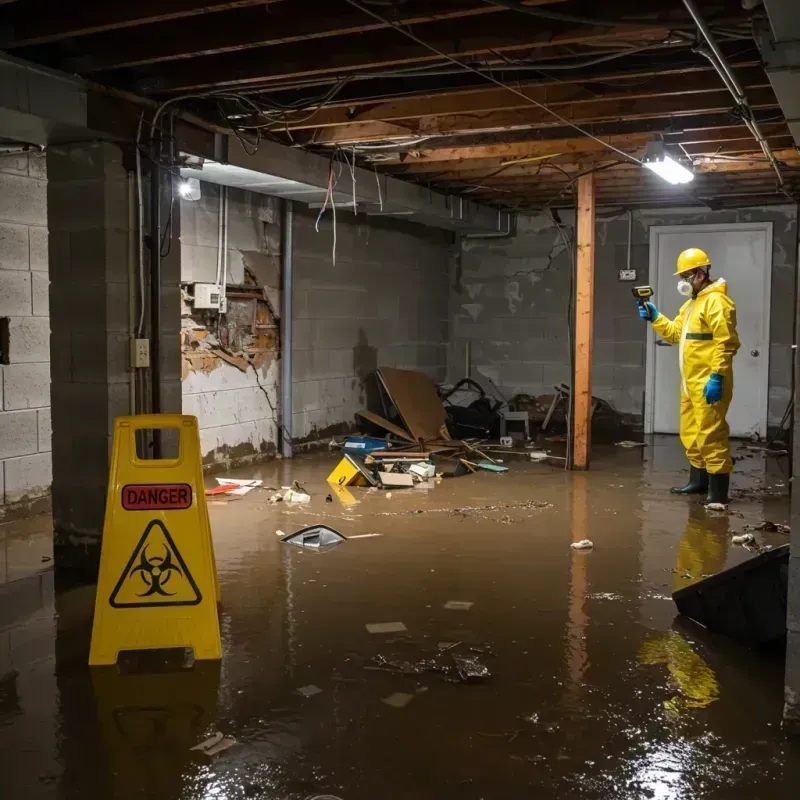 Flooded Basement Electrical Hazard in Ault, CO Property